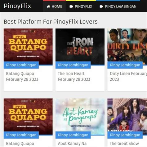 pinoy channel flix